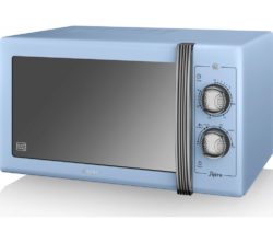 SWAN Retro SM22070BLN Solo Microwave - Blue